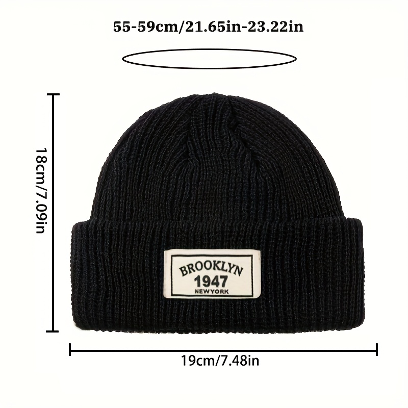 Gorro Unissex Brooklyn 1947 Ne - Beanie Cuffed Knit avaliação e preço