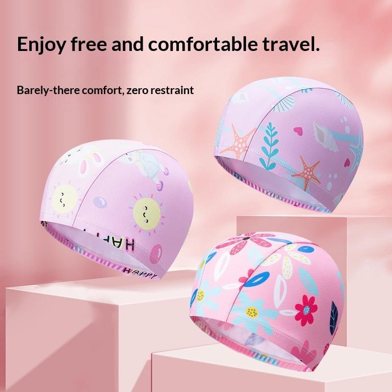 ~Touca de natação infantil com - Swim Hat Silicone avaliação e preço