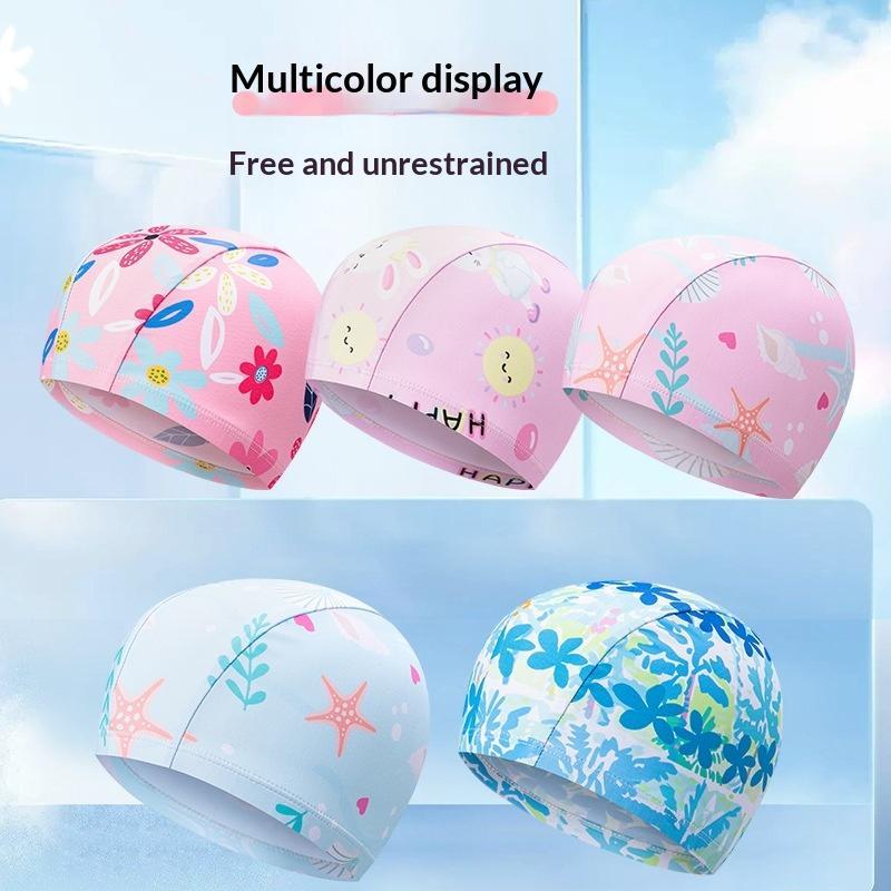 ~Touca de natação infantil com - Swim Hat Silicone avaliação e preço