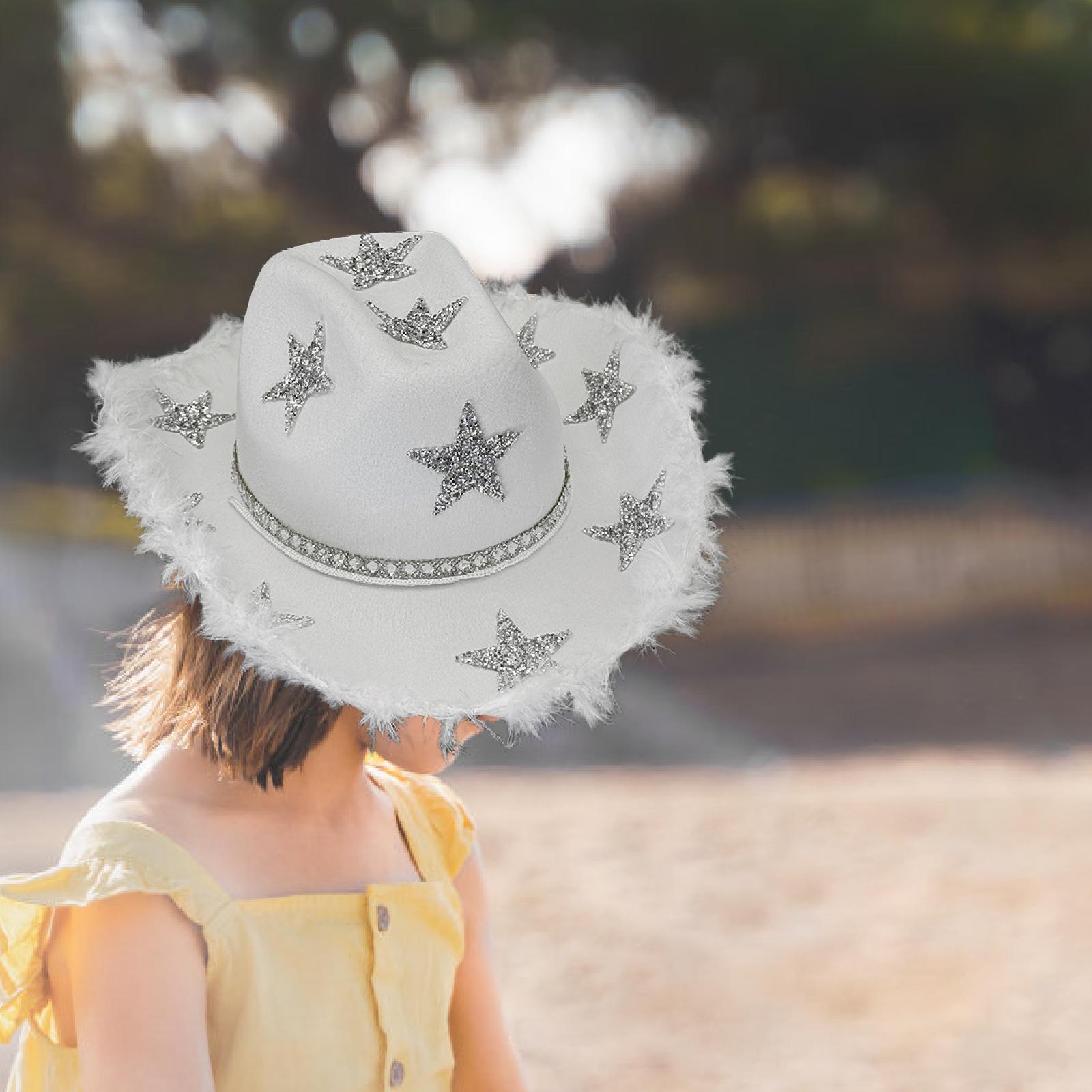 Chapéu de cowboy feminino com  - Cowboy Hat Straw avaliação e preço