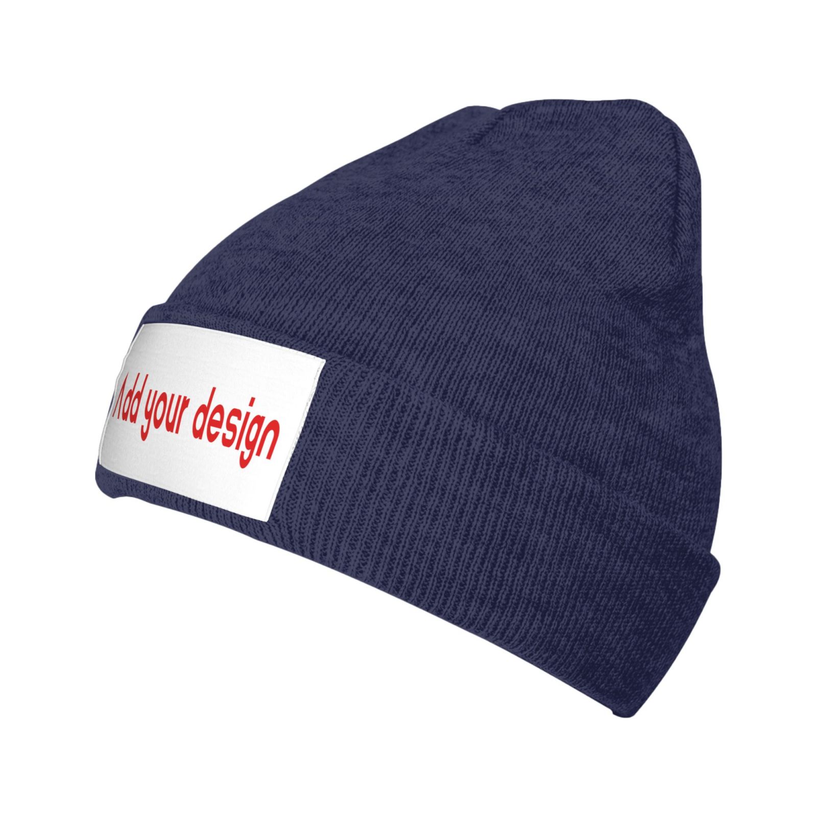Gorro de malha personalizado,  - Beanie Cuffed Knit avaliação e preço