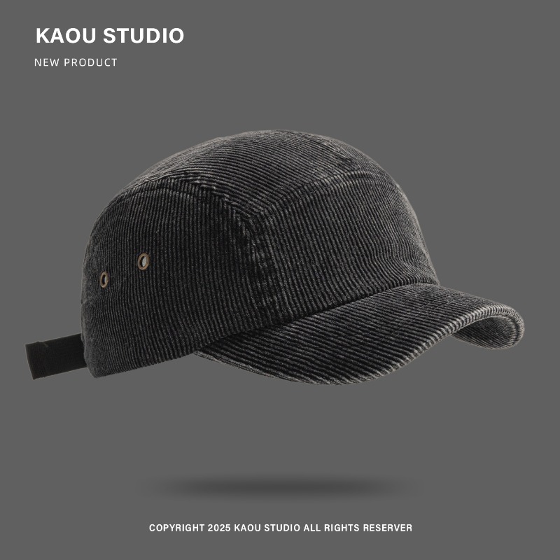 Boné de beisebol japonês retrô - Corduroy Cap 5 Panel avaliação e preço