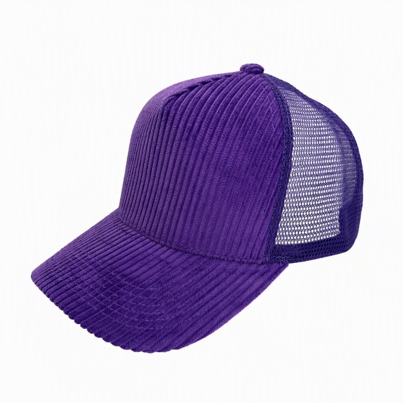 Boné de camionista de 5 painéi - Corduroy Cap 5 Panel avaliação e preço