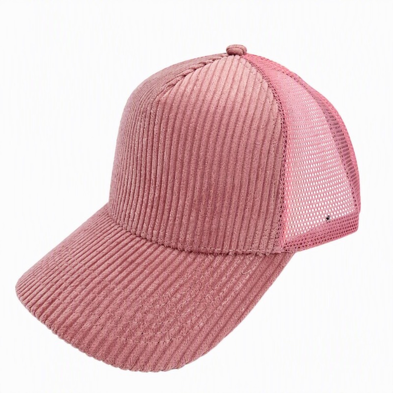 Boné de camionista de 5 painéi - Corduroy Cap 5 Panel avaliação e preço